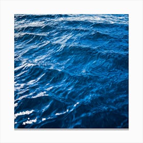 Blue Ocean Water 1 Canvas Print