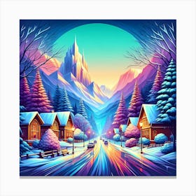 Winter Landscape 7 Canvas Print