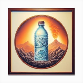 Save Water Drink Gin Art Print 1 Canvas Print