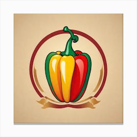 Pepper Logo 5 Canvas Print