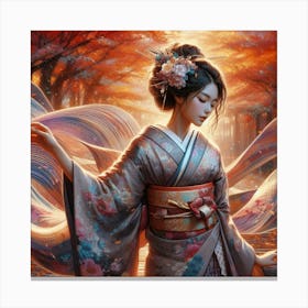 Geisha 2 Canvas Print