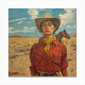 Cowgirl 2 Fy S Canvas Print