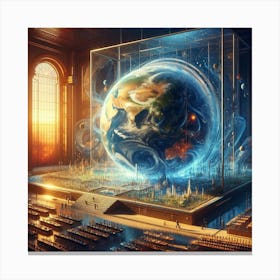 World In A Box Canvas Print