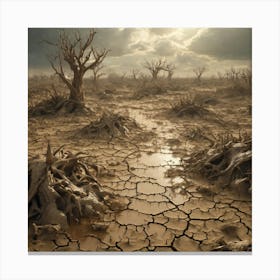 Dry Land 28 Canvas Print