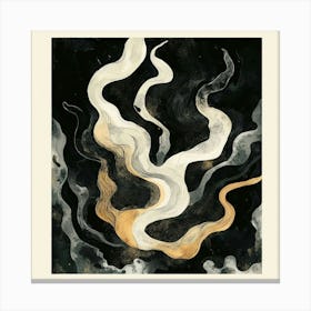 Smoke And Flames Canvas Print