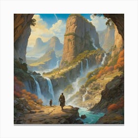 Twilight Of The Gods paintings art print Canvas Print