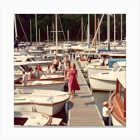 The Old Marina ~Reimagined 77 Canvas Print