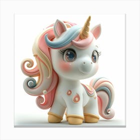 Unicorn Figurine 81 Canvas Print