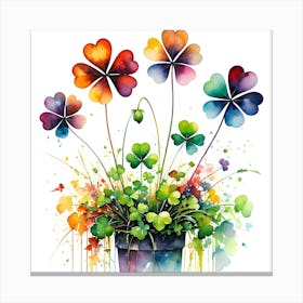 Four Leaf Clover 2 Canvas Print