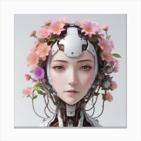 Robot Girl 1 Canvas Print