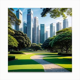 Singapore Cityscape Canvas Print