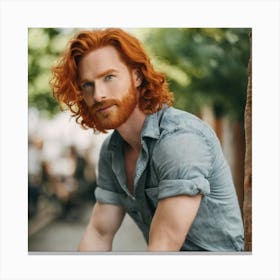 Man With Red Hair 4 Canvas Print