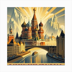 Moscow 4 Canvas Print