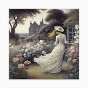 'The Rose Garden' 1 Canvas Print