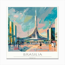 Brasilia Cityscape Canvas Print