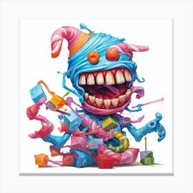 Candy Monster 1 Canvas Print
