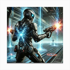 Nebular Operative Energy Disruptors Canvas Print