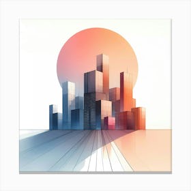 Cityscape 22 Canvas Print