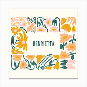 Henrietta Canvas Print