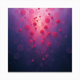 Abstract Bubbles Canvas Print