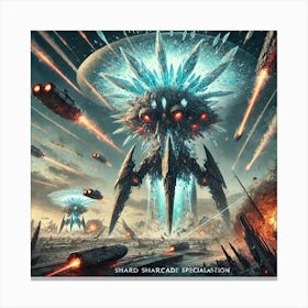 Crystal Lancers Anti Air Artillery Canvas Print