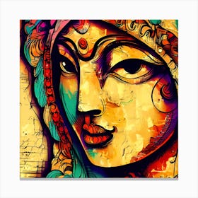 Indian folk Canvas Print