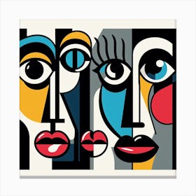 Three Faces Canvas Print