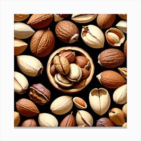 Nuts In A Bowl 6 Canvas Print