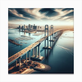 San Diego Bay Bridge 1 Canvas Print