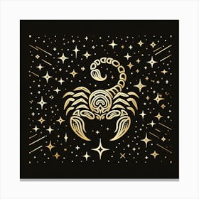 A Zodiac symbol, Scorpion 3 Canvas Print