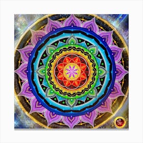 Healing Mandala Canvas Print