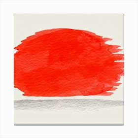 Red Sun 2 Canvas Print