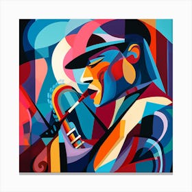 Jazz Musician 78 Canvas Print