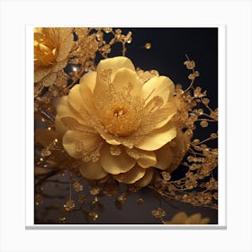 A Frame of Festive Luxury Canvas Print