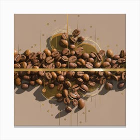 Coffee Beans Canvas Print