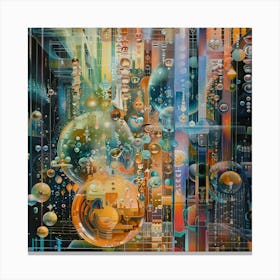 Space City 1 Canvas Print