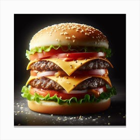 Burger  Canvas Print