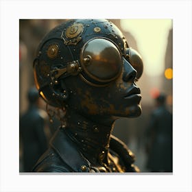 Steampunk Woman 1 Canvas Print