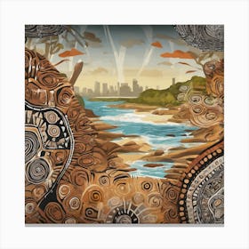 Aboriginal Art Canvas Print