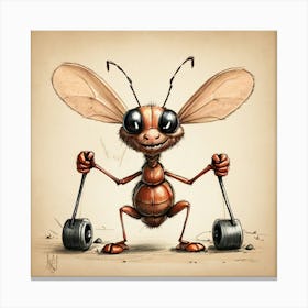 Ants In The Gym Canvas Print