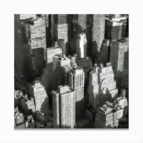 Aerial View Of New York City Canvas Print