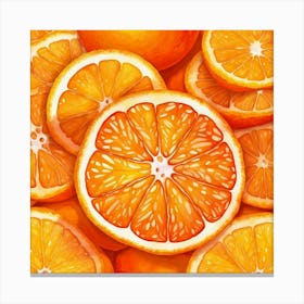 Oranges Canvas Print