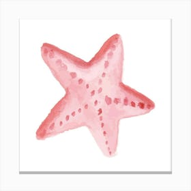 Pink Starfish Canvas Print