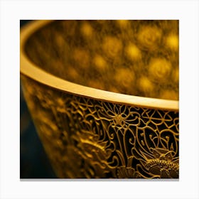 Gold Bowl Canvas Print