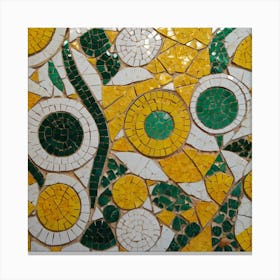 Mosaic Art Canvas Print