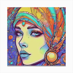 Islamic Woman Canvas Print