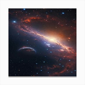 Galaxy In Space 2 Canvas Print