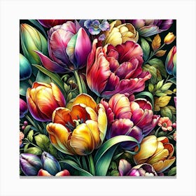 Tulips Canvas Print