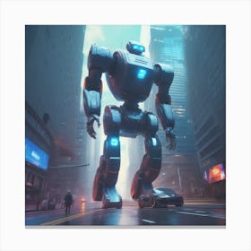 Futuristic Robot 35 Canvas Print