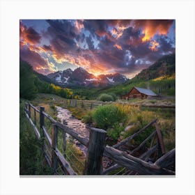 Maroon Bells Canvas Print